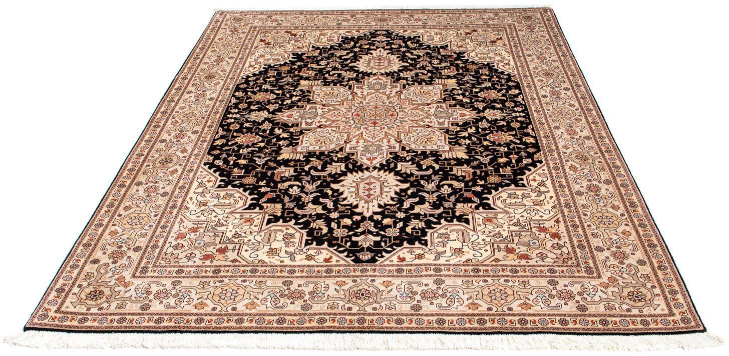 Wollteppich Täbriz - 50 Raj Medaillon 200 x 149 cm, morgenland, rechteckig, Höhe: 10 mm, Unikat mit Zertifikat