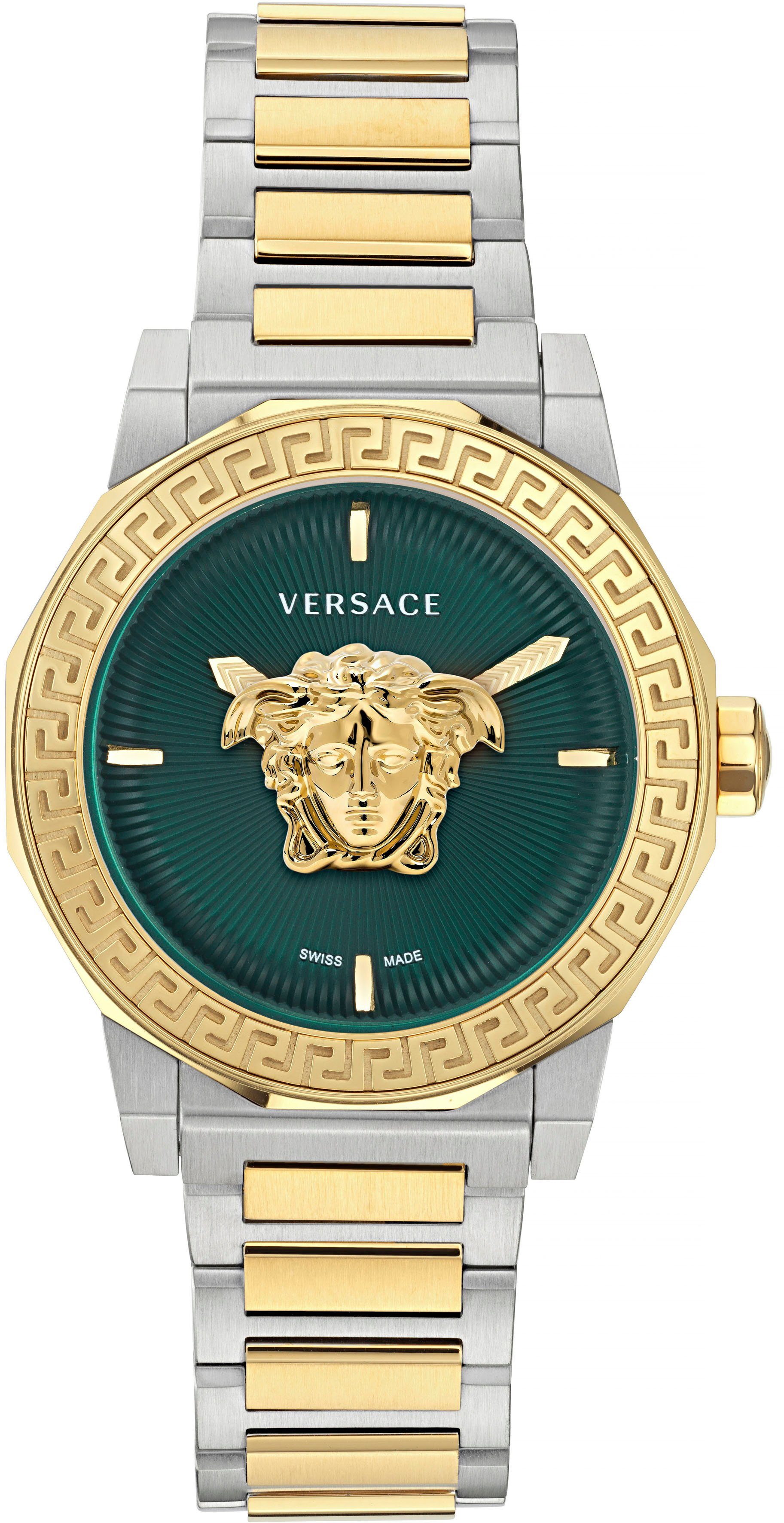 Versace Quarzuhr MEDUSA DECO, VE7B00323, Armbanduhr, Damenuhr, Saphirglas, Swiss Made