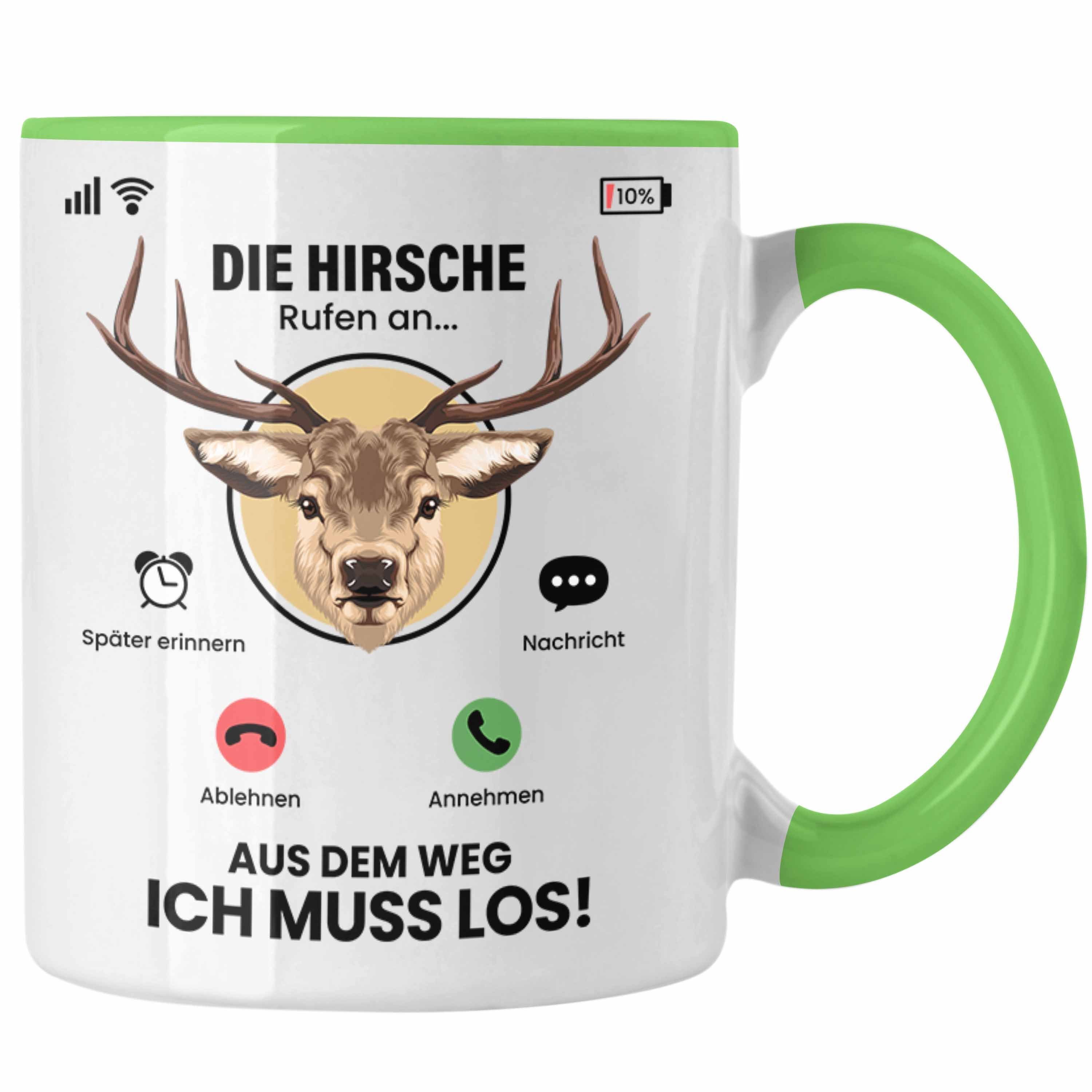 Hirsche Grün Tasse An Besitzer für Hirsche Gesch Rufen Tasse Die Geschenk Züchter Trendation