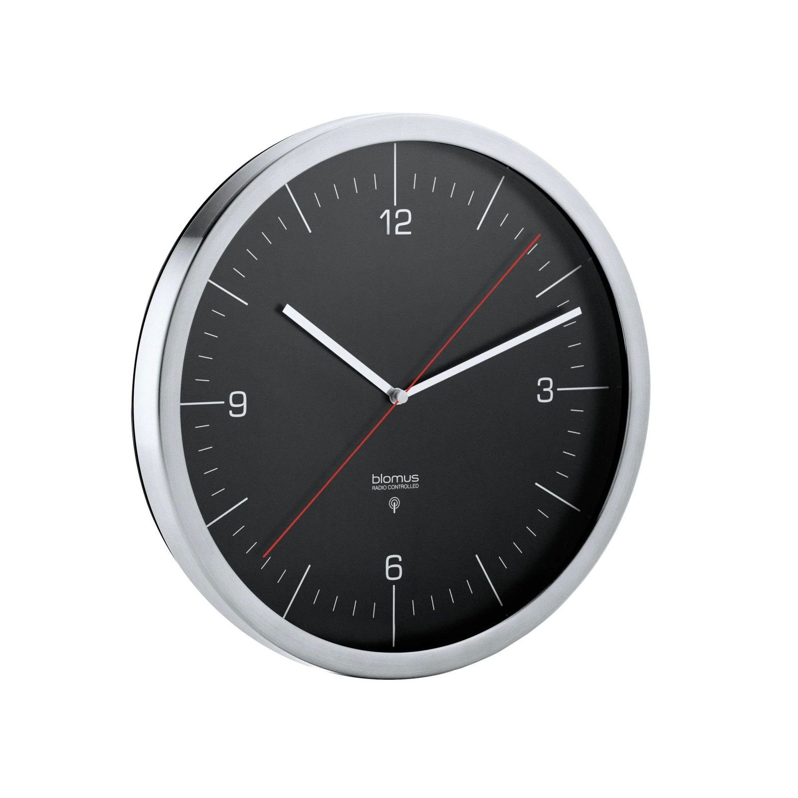 blomus Funkwanduhr Funkuhr CRONO Ø 30,5 cm Black (blomus Funkuhr CRONO Ø 30,5 cm Black)