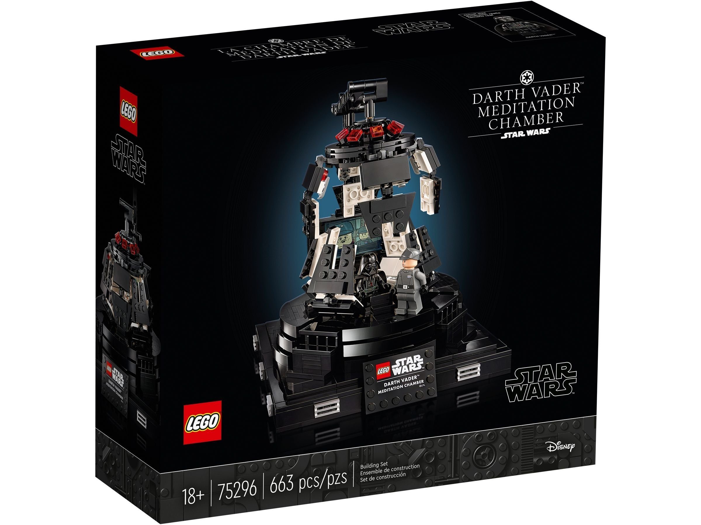 LEGO Spielwaren GmbH LEGO® Konstruktionsspielsteine LEGO® Star Wars™ - Darth Vader™ Meditationskammer, (Set, 663 St)
