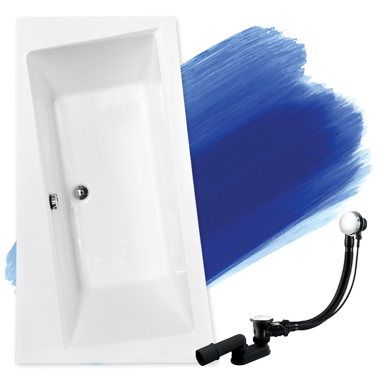 Badewanne Eckbadewanne Infinity 170x110