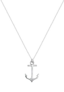 Elli Kette mit Anhänger Anker Maritim Hanseatisch 925 Sterling Silber, Anker