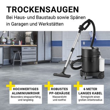 N8WERK Teppichreinigungsgerät Sprüh- und Waschsauger Power Clean, 1200 W, Waschsauger Teppichreiniger Shampoonierer Teppich