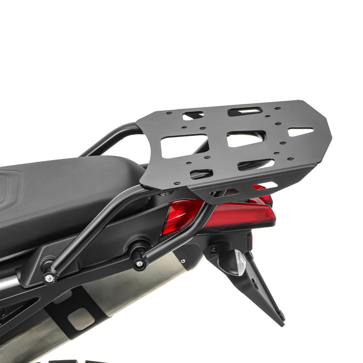 Bagtecs Topcase Set Alu Topcase + Träger für Aprilia Tuareg 660 22-26 # XB65 schwarz