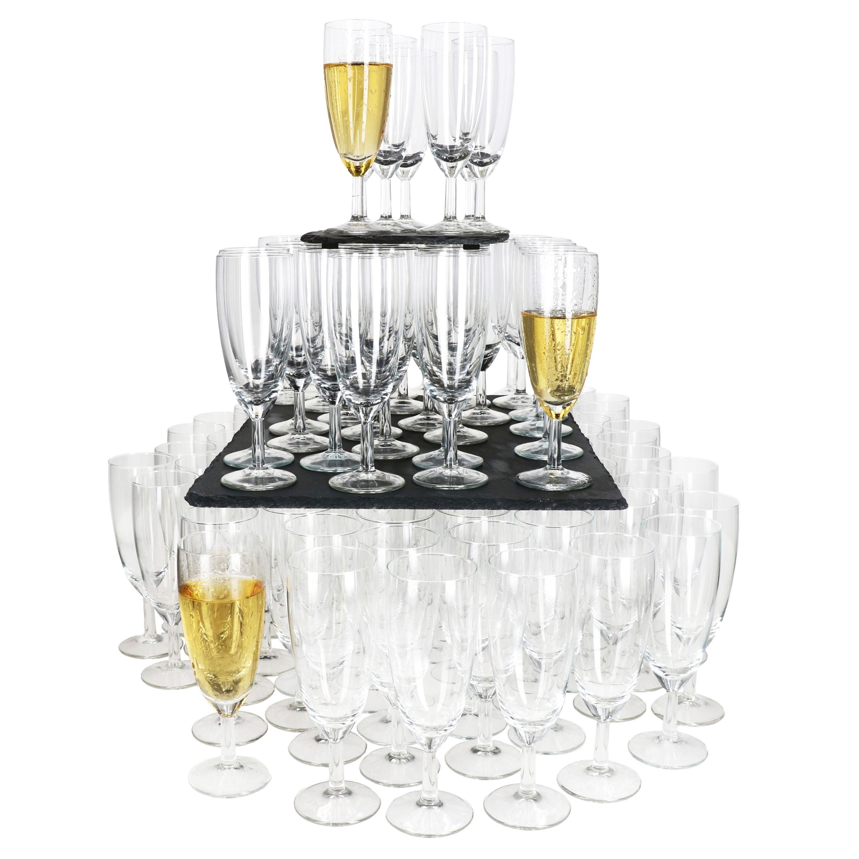 MamboCat Sektglas 120er Set Royal Sektgläser geeicht 0,1L Champagner-Glas Sektflöte, Glas