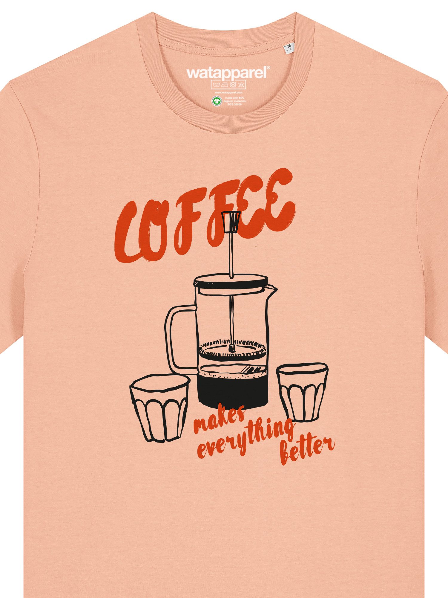wat? Apparel T-Shirt Coffee makes everything better
