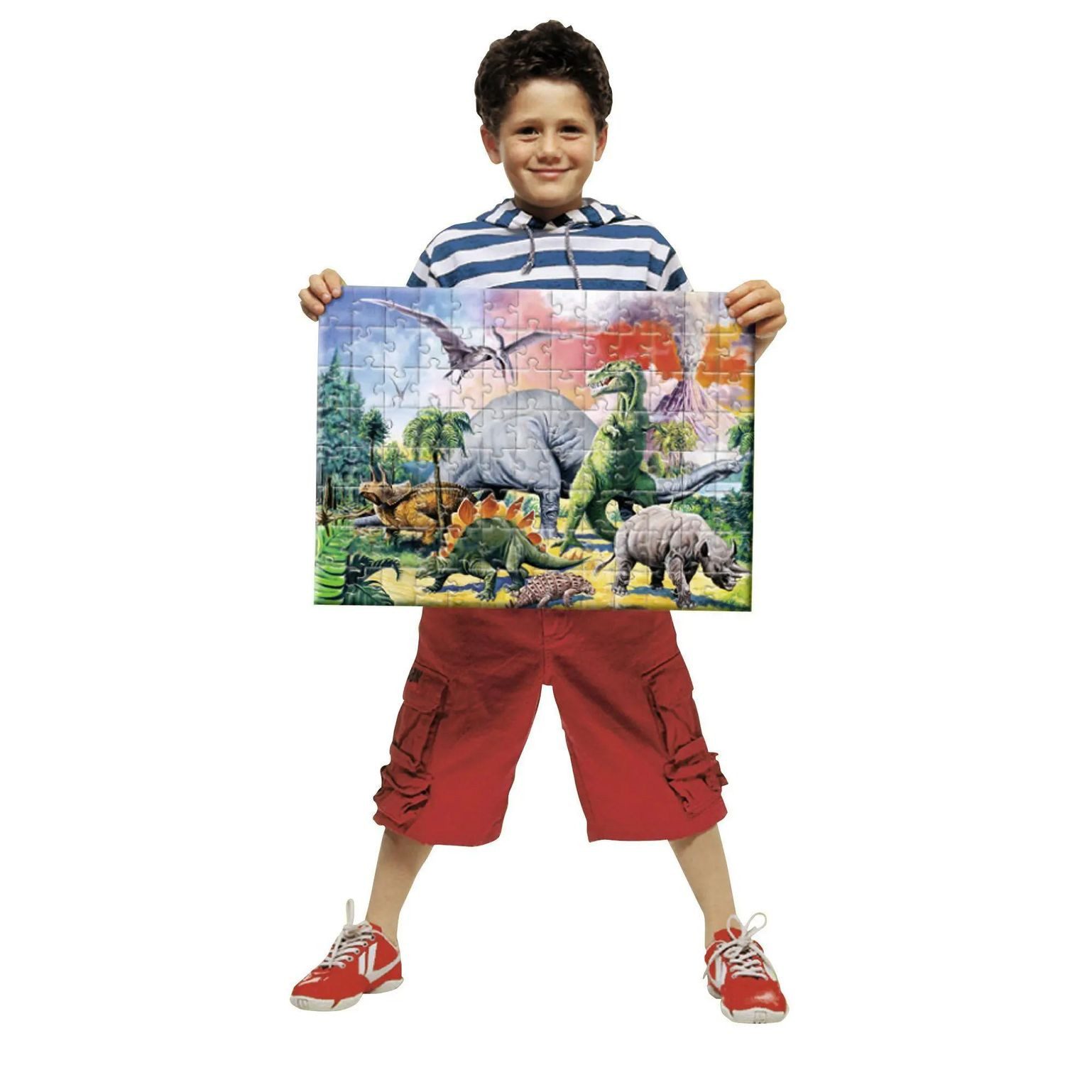 Ravensburger Puzzle Unter Dinosauriern. Puzzle 100 Teile XXL, 100 Puzzleteile