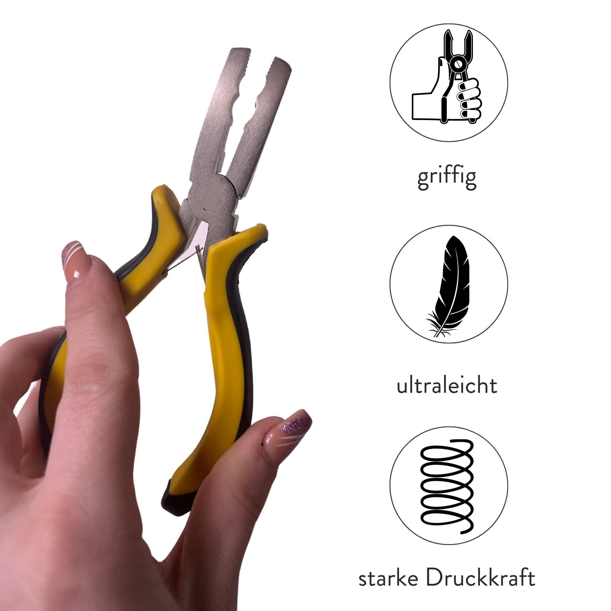 hair2heart Echthaar-Extension Zange für Microrings