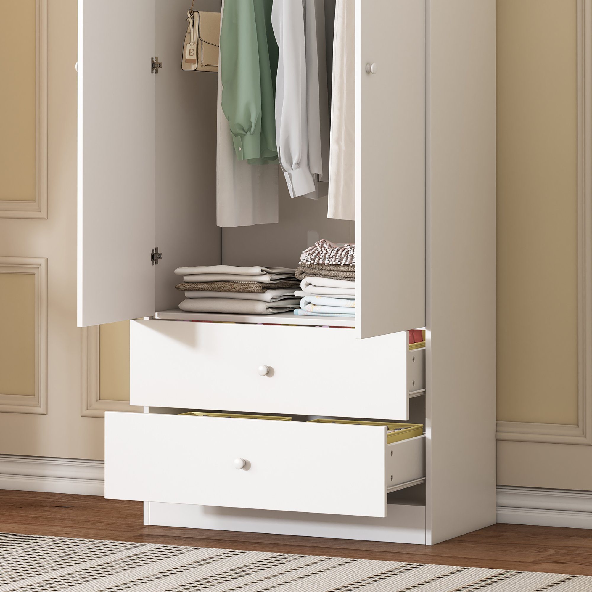 HAUSS SPOLE Kleiderschrank Schlafzimmerschrank kleiderschrank regalsystem günstig online kaufen
