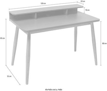 Woodman Schreibtisch Francy, im skandinavian Design, 120 cm Breite