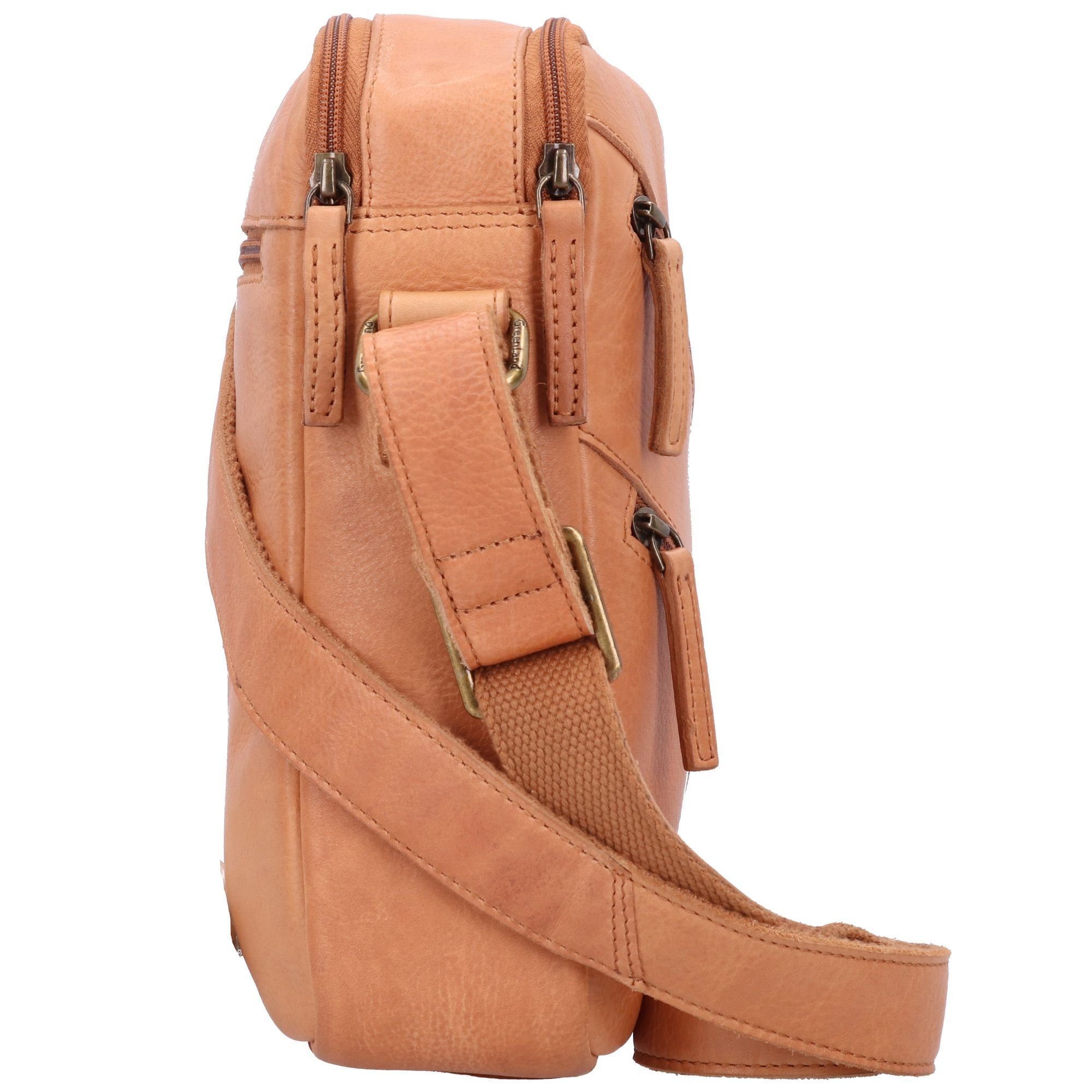 GreenLand Nature Umhängetasche Nature, Leder