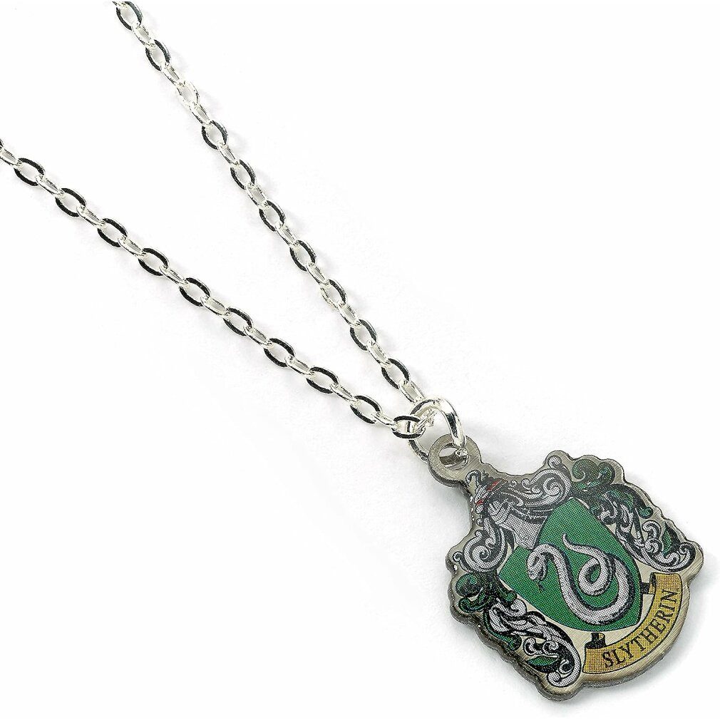 Kette mit Einhänger Harry Potter Halskette & Anhänger Slytherin (versilbert)