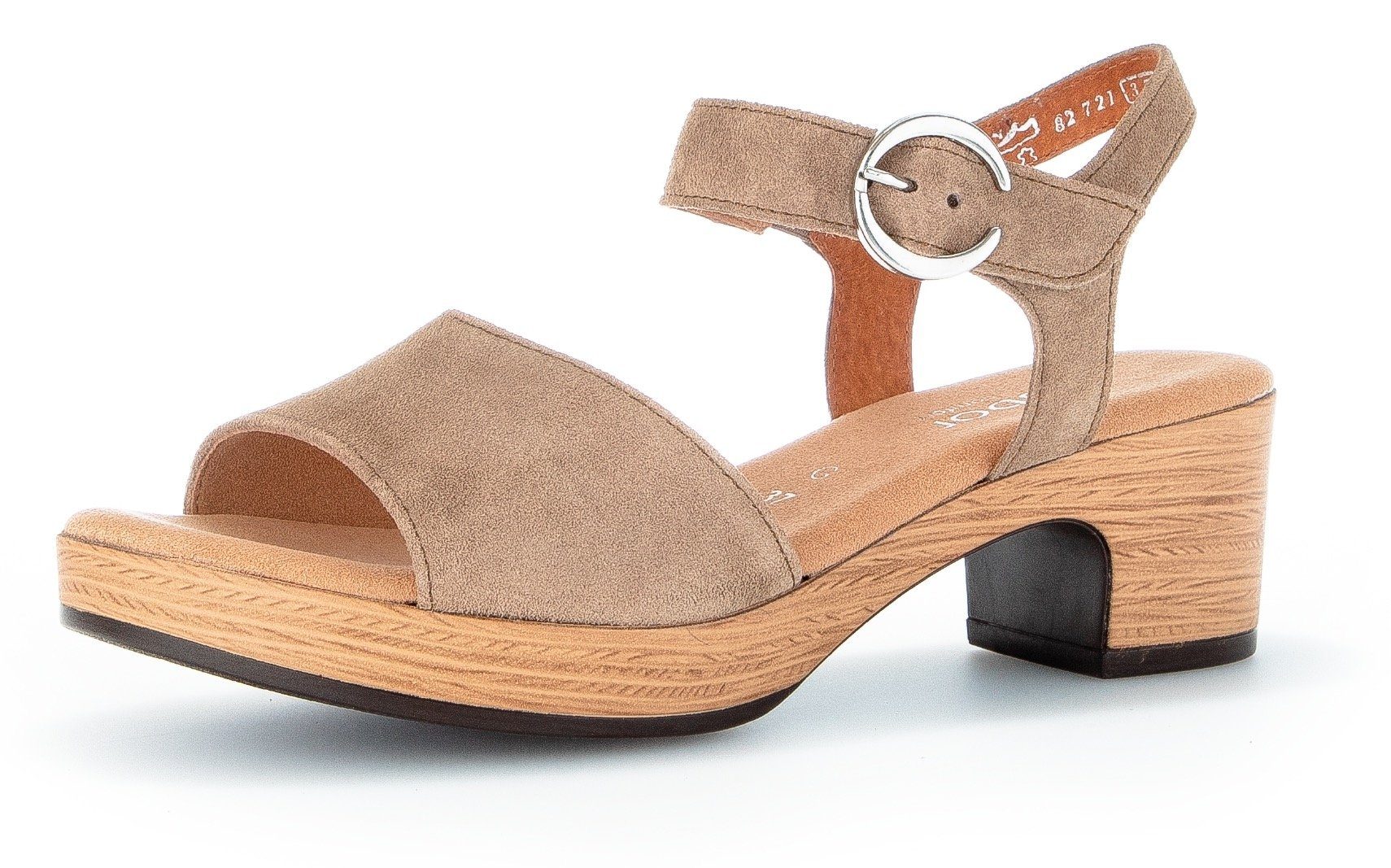 Gabor KRETA Sandalette, Blockabsatz, Sommerschuh, Riemchensandale günstig online kaufen