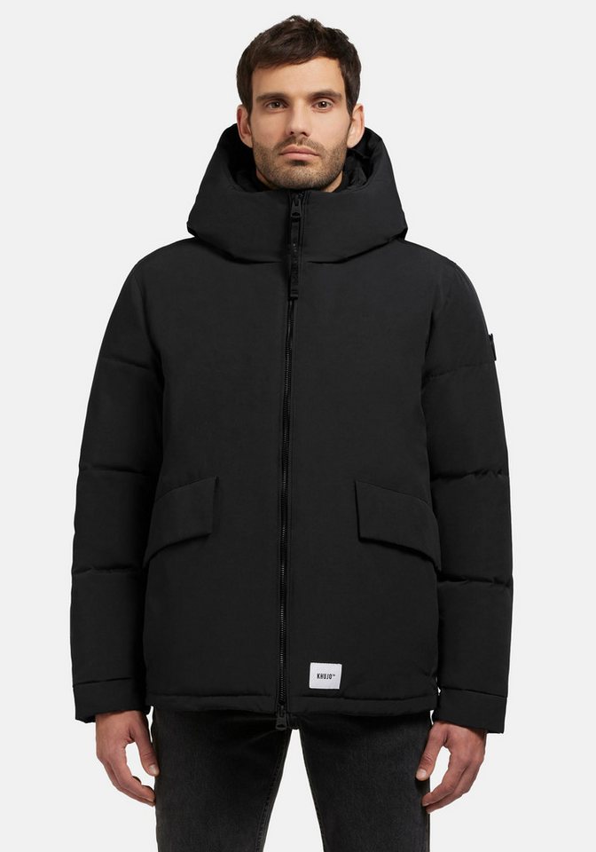 khujo Winterjacke Gero-YM Warme Herren Outdoorjacke mit Kapuze