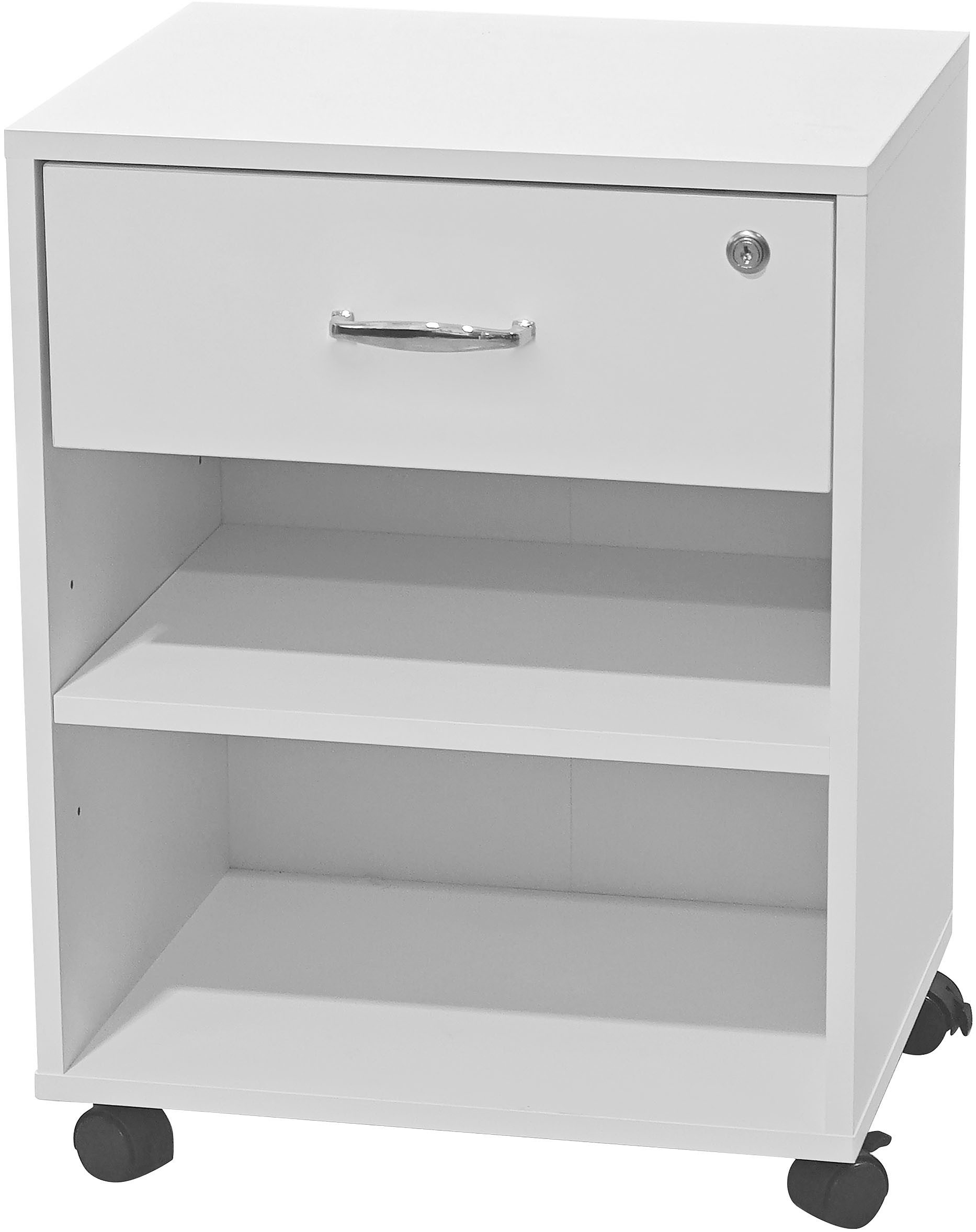 INOSIGN Rollcontainer Dranoel, Bürocontainer, abschließbar, Metallgriff, Breite 45 cm