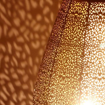 Marrakesch Orient & Mediterran Interior Stehlampe Orientalische Tischlampe Lampe Manal 37cm in Gold