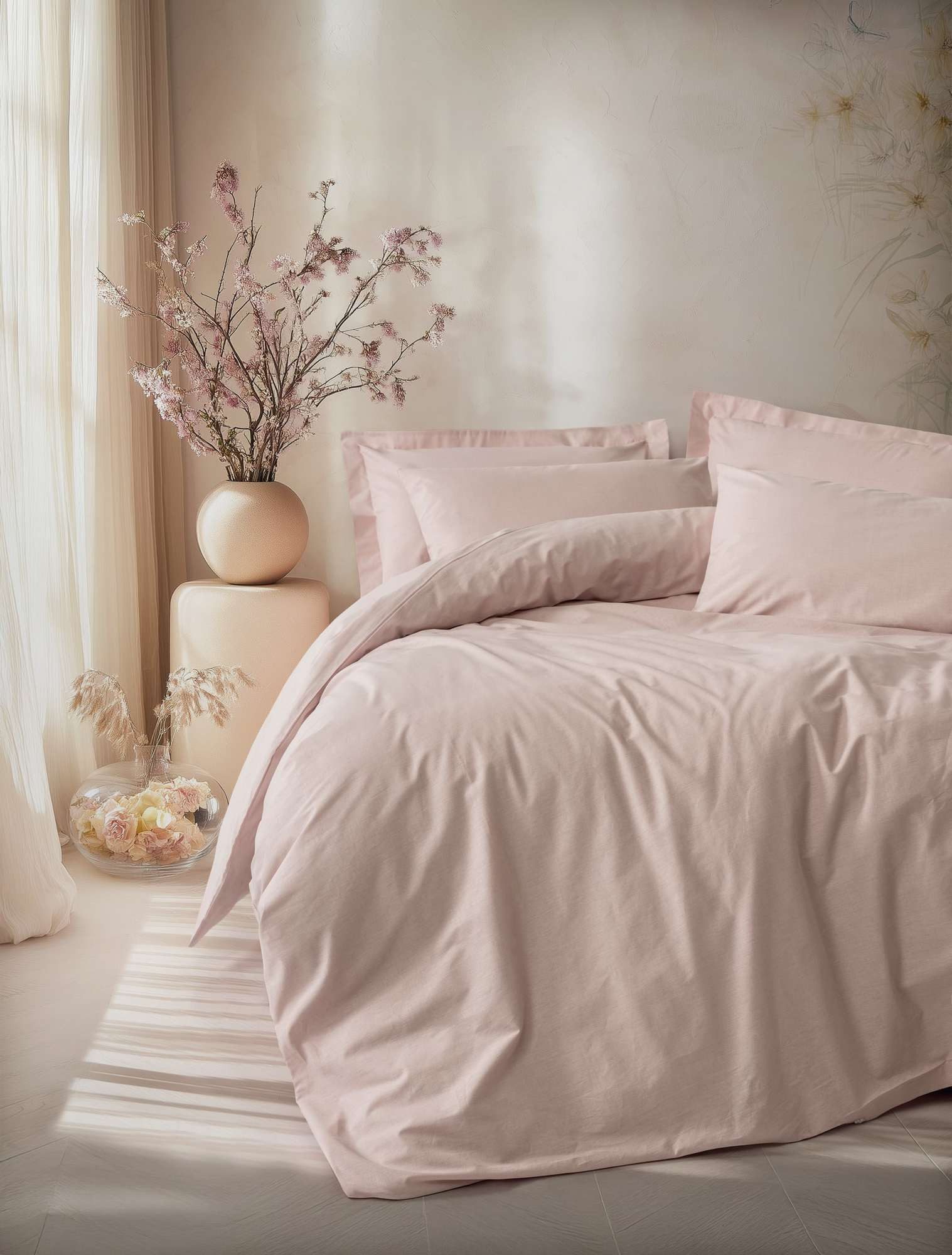 L'Essentiel Maison Bettwäsche Set Plain, Baumwolle, 2 teilig, Langlebige Qu günstig online kaufen