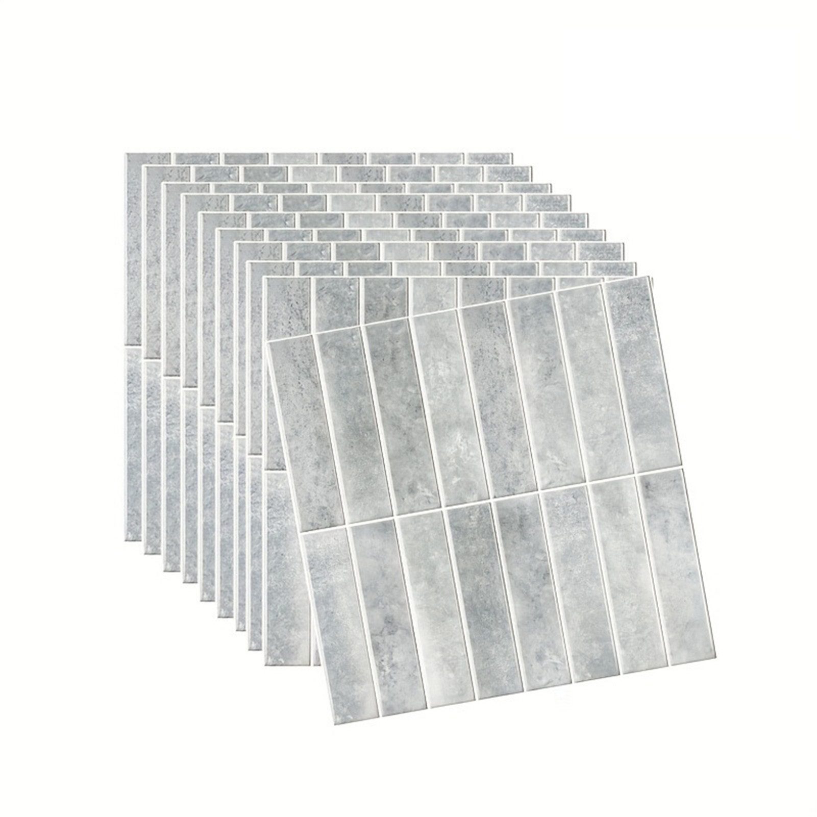 Jumpeak 3D Wandpaneel 3D Wandverkleidung Steinoptik PVC Wandaufkleber Tapete Selbstklebende, (12-tlg) Wandpaneele Selbstklebend,12Stück,für Wohnzimmer,Schlafzimmer