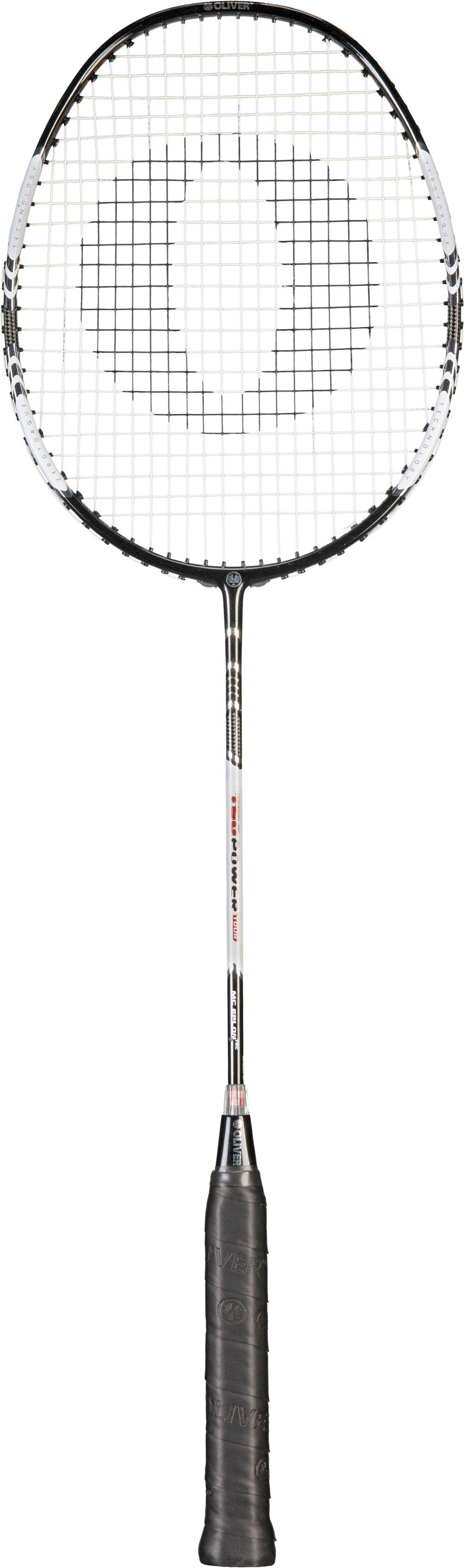 Oliver Badmintonschläger T-50 Power Tour (88g/kopflastig/mittel) - besaitet