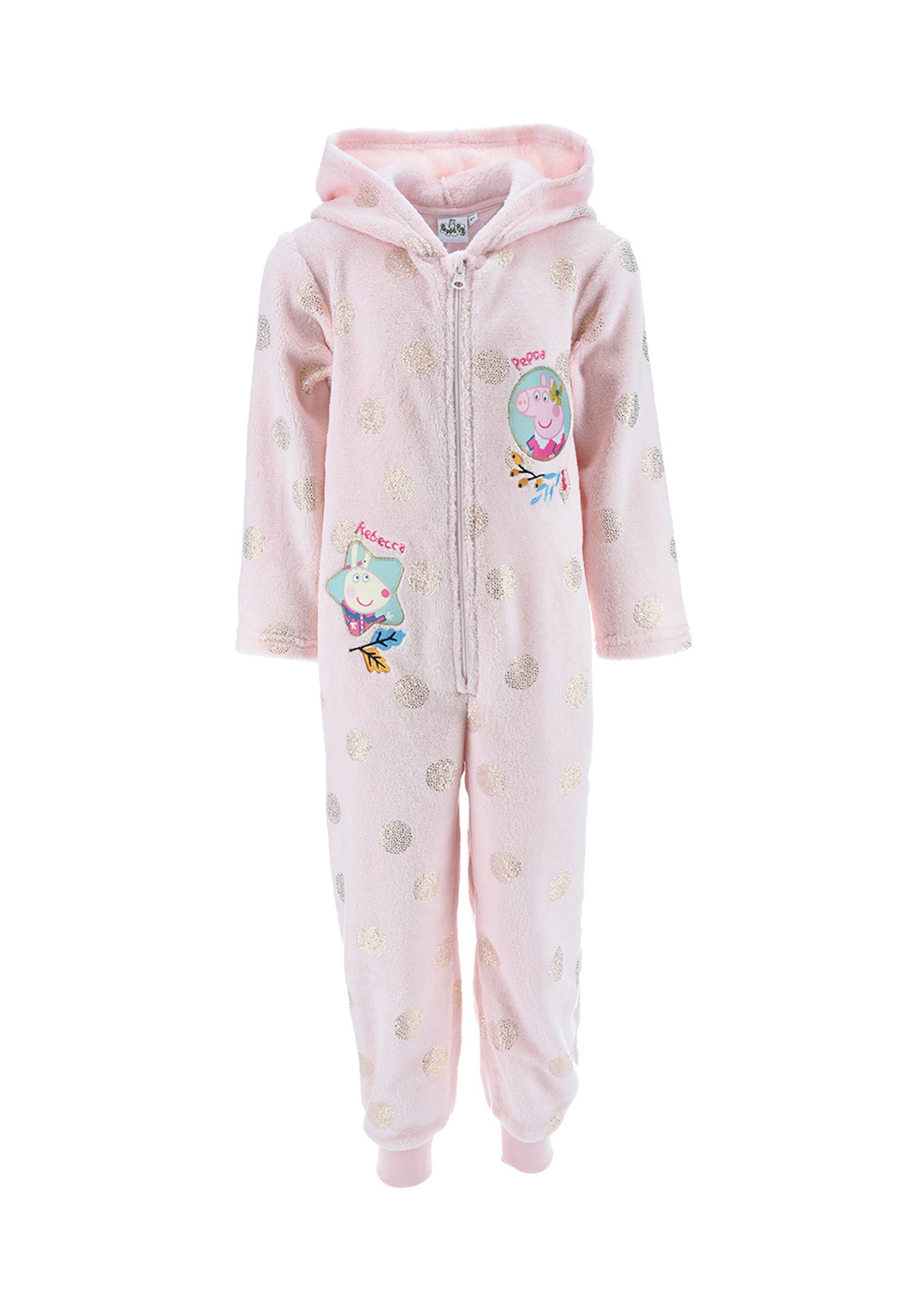 Schlafanzug Mädchen Schlaf Overall Pyjama langarm Nachtwäsche