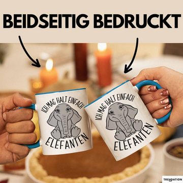 Trendation Tasse Elefant Tasse Geschenk Für Elefanten-Liebhaber Geschenkidee Ich Mag Ha