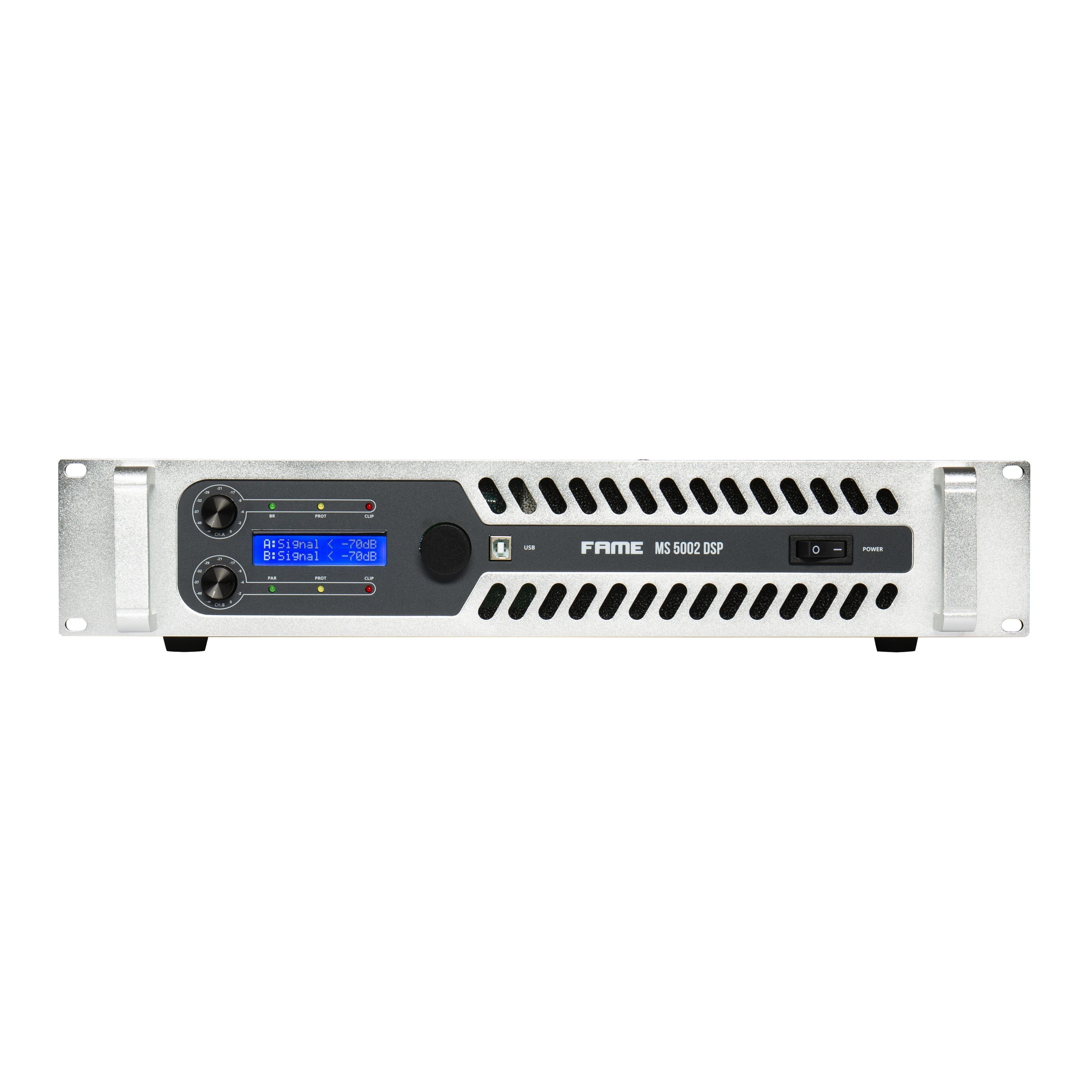 Fame Audio Endverstärker (MS 2-Kanal 5002 Endstufe) - DSP