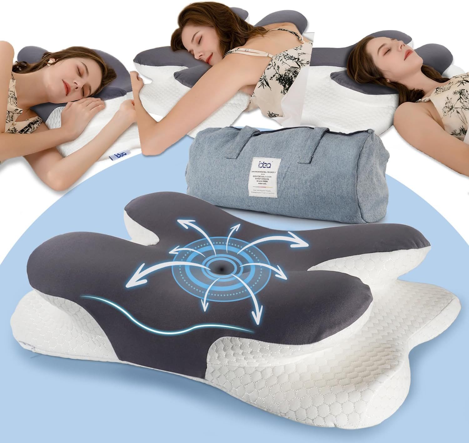 Esun Kopfkissen Orthopädisches Kissen, Memory Foam günstig online kaufen