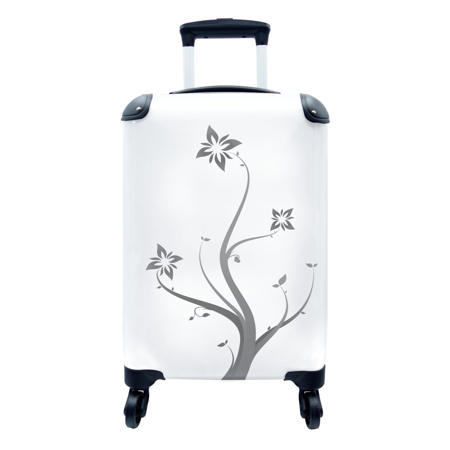 MuchoWow Handgepäckkoffer Koffer Handgepäck Fotokoffer Trolley Kinderkoffer Extra Leicht Eine, 4 Rollen, Trolley Reisekoffer, Passend in 55x40x23 cm und 55x40x20 cm, Koffer Hartschalenkoffer