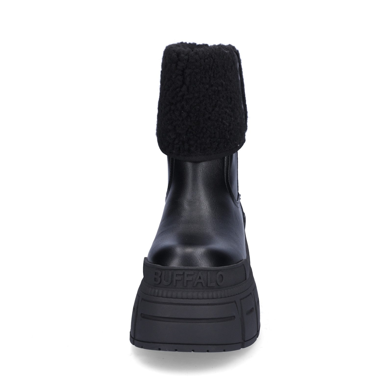 Buffalo Buffalo Damen Boot Gospher Fold schwarz Ankleboots