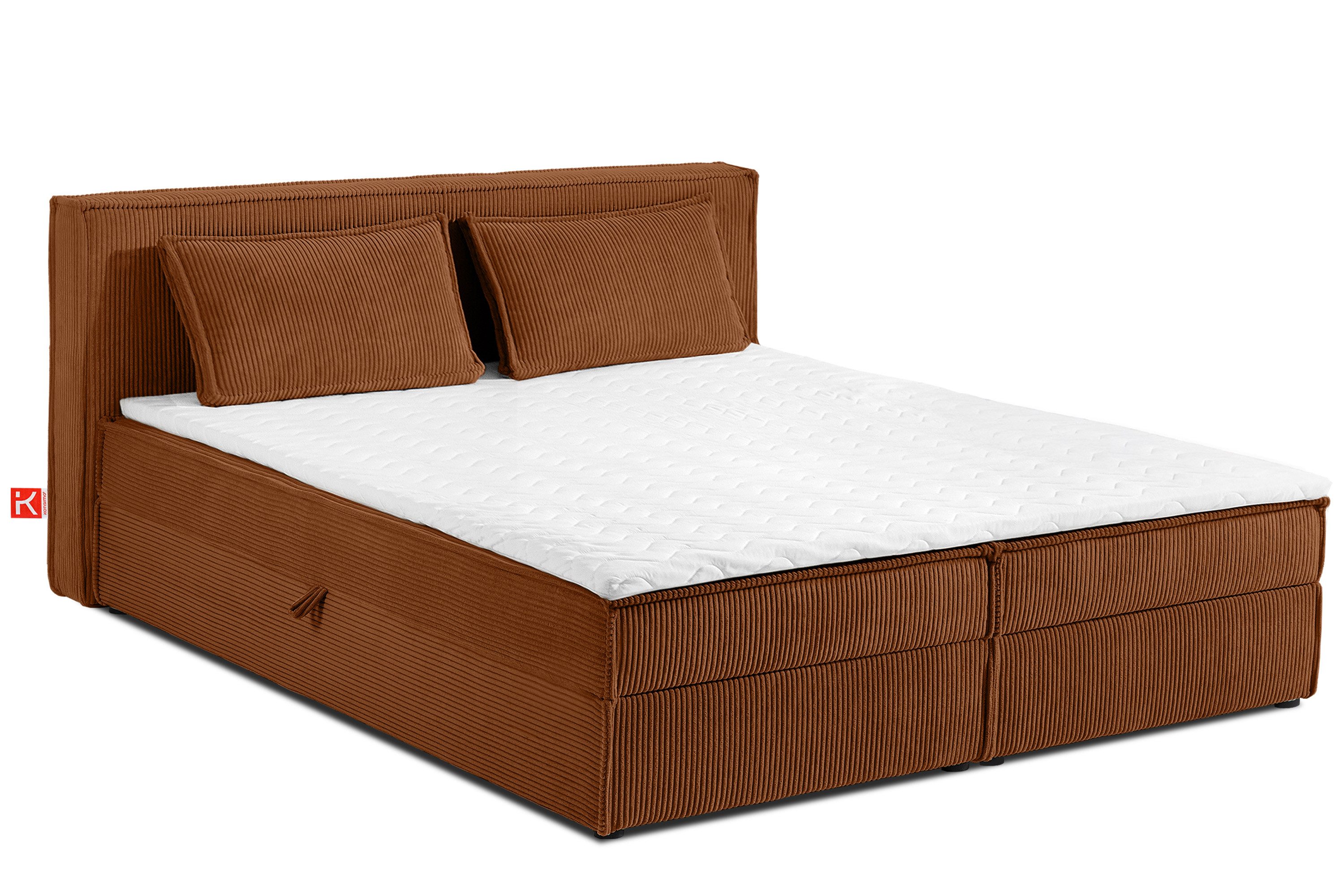 KONSIMO® Boxspringbett ROTI Polsterbett, inkl. Matratze günstig online kaufen