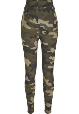 URBAN CLASSICS Leggings Damen Ladies High Waist Camo Tech Leggings (1-tlg)