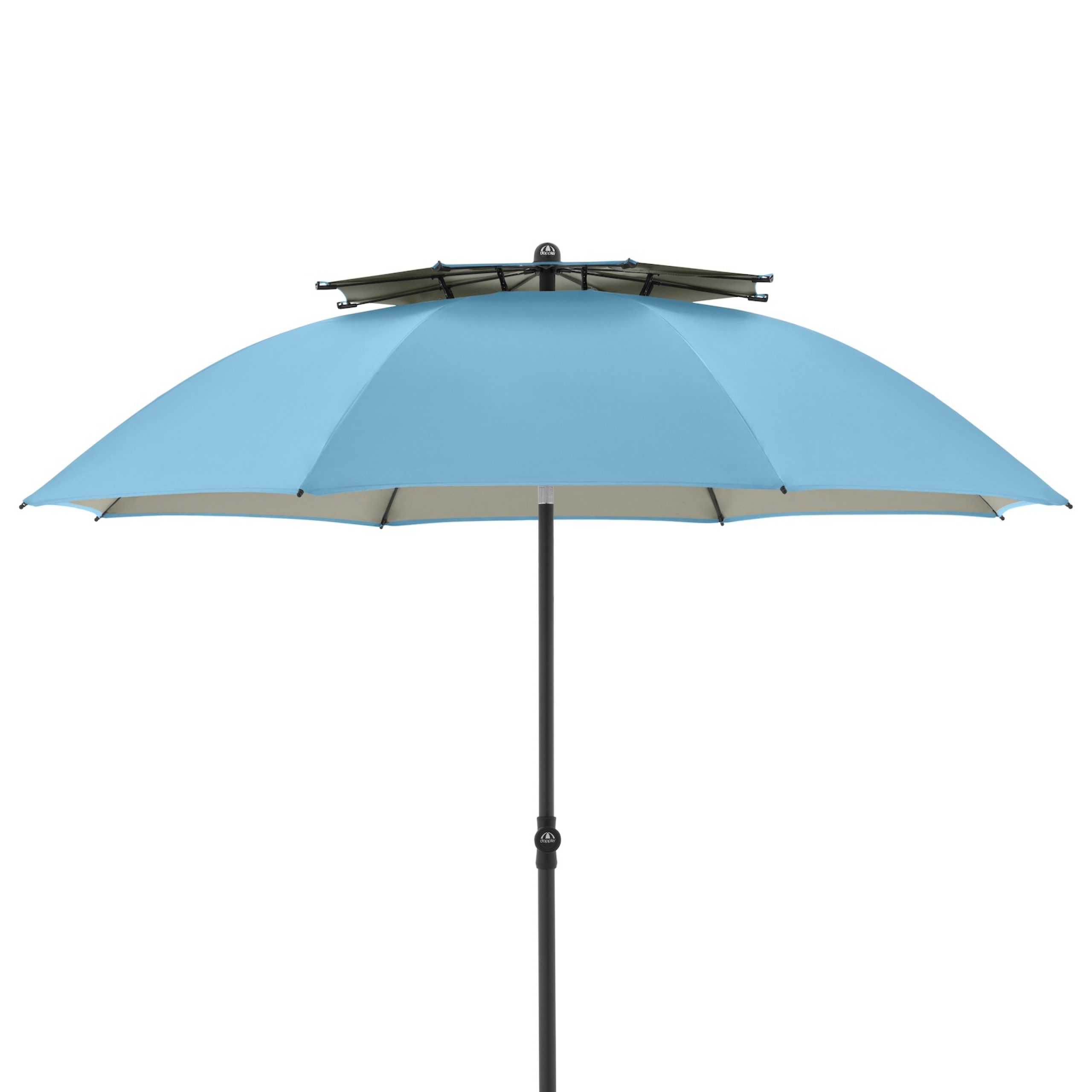 doppler® Sonnenschirm Doppler Windprofi 200 Manual ø 200 cm rund Sonnenschirm 3 Farben