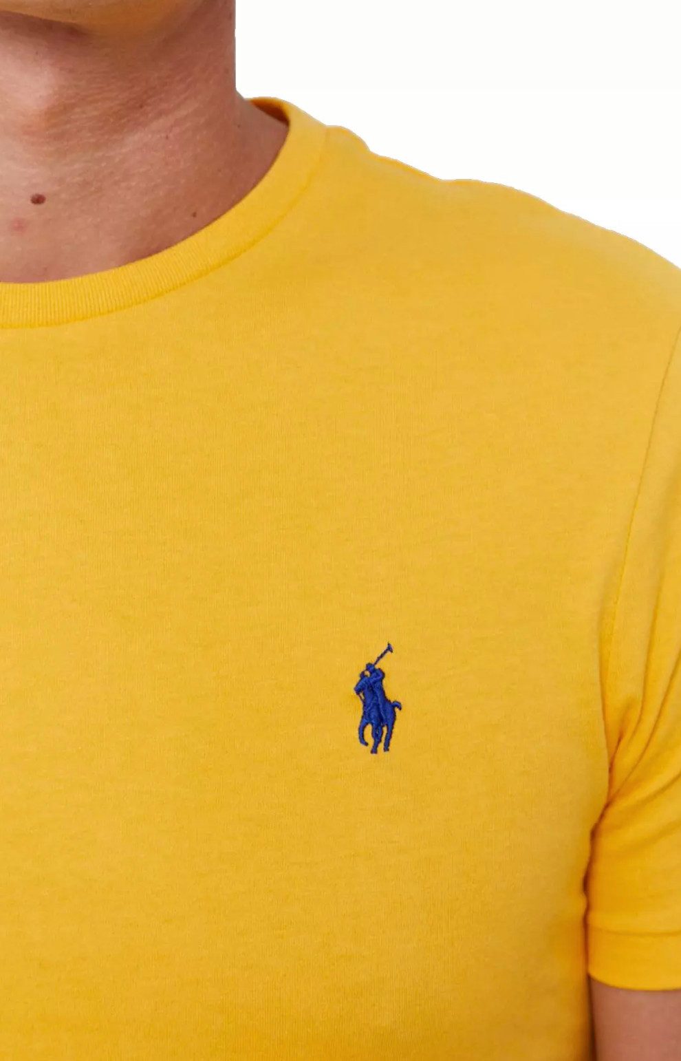Polo Ralph Lauren T-Shirt Custom Slim Fit Pony gestickte Pony-Logo auf der linken Brust