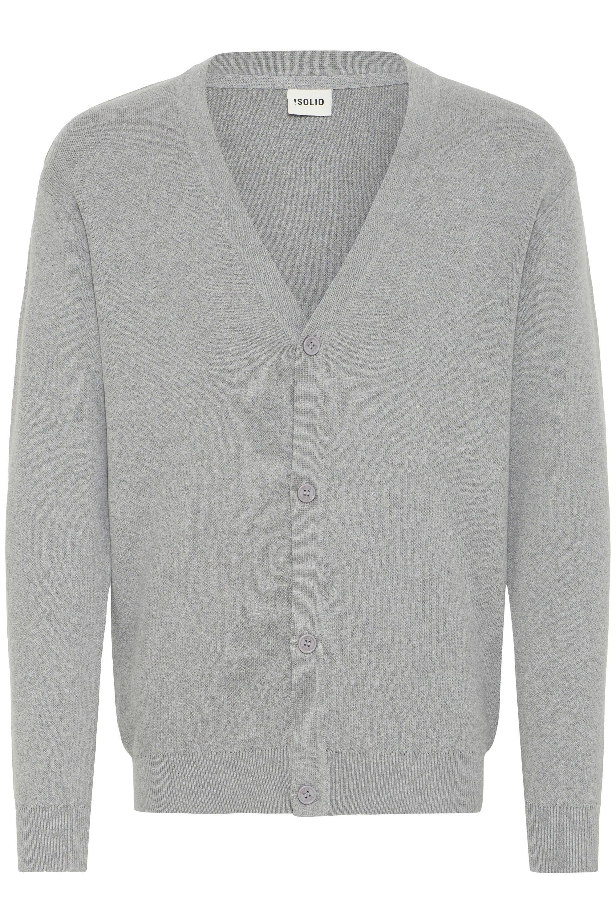 !Solid Strickjacke SDFINTO Moderne Strickjacke mit Knopfleiste günstig online kaufen