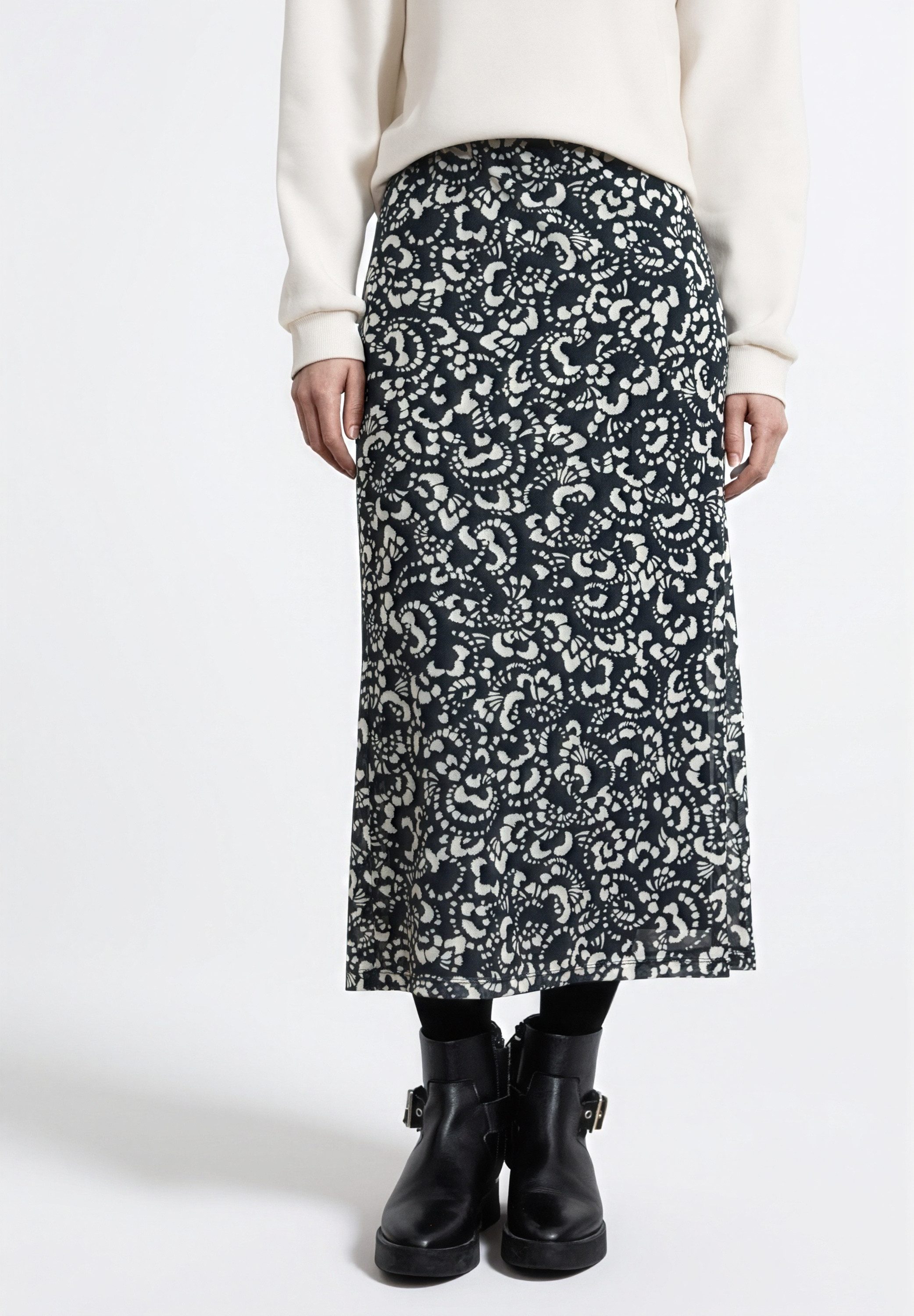 STREET ONE STUDIO Maxirock mit Grafikmuster