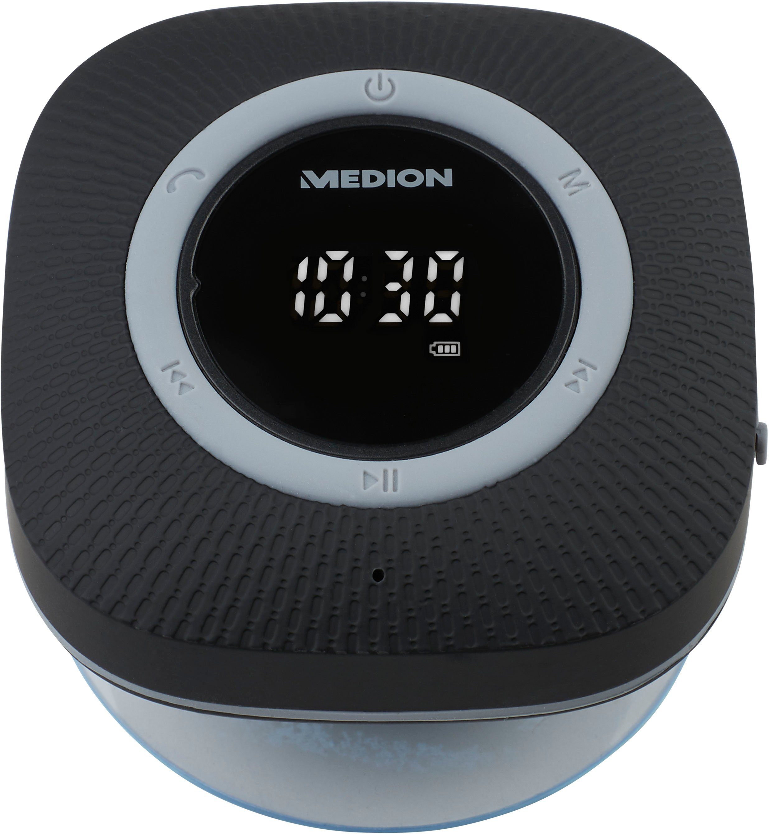 Medion® LIFE® P66096 (MD 43881) Dusch- Digitalradio (DAB) (UKW mit RDS, 3 W) schwarz