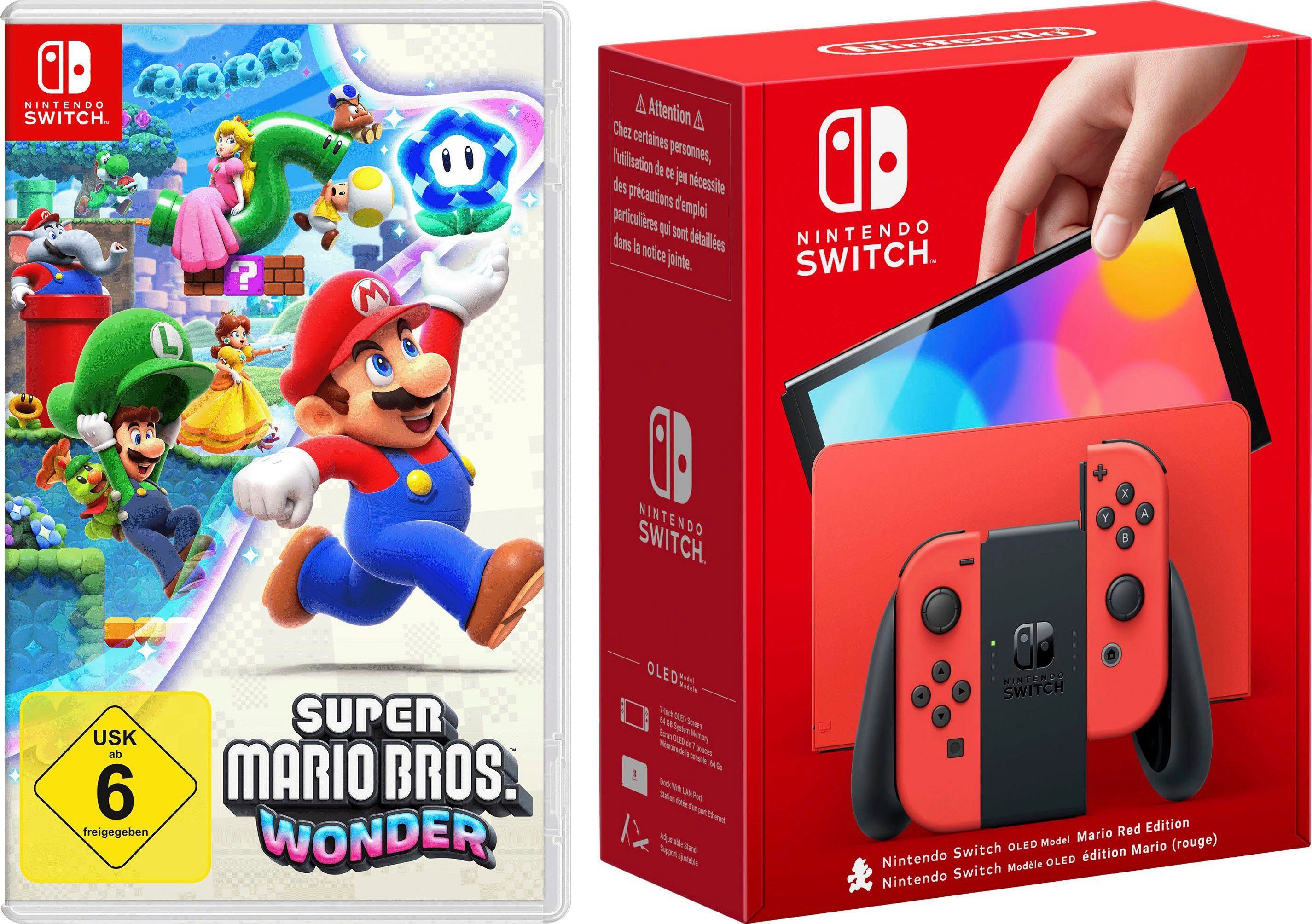 Nintendo Switch OLED Mario Edition + Super Mario Bros. Wonder