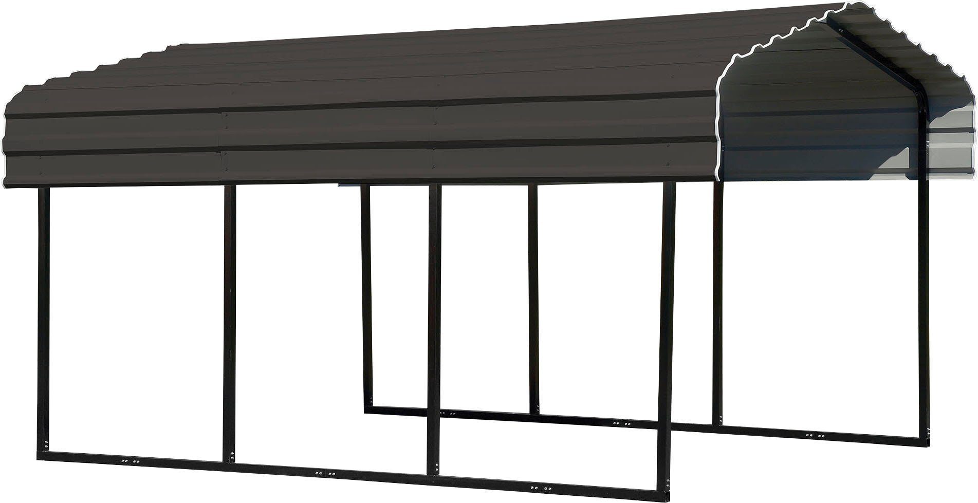 ShelterLogic Einzelcarport Venedig, BxT: 305x465 cm, 210 cm Einfahrtshöhe,  aus Stahl, Schneelast bis zu 160 kg/m² | Carports