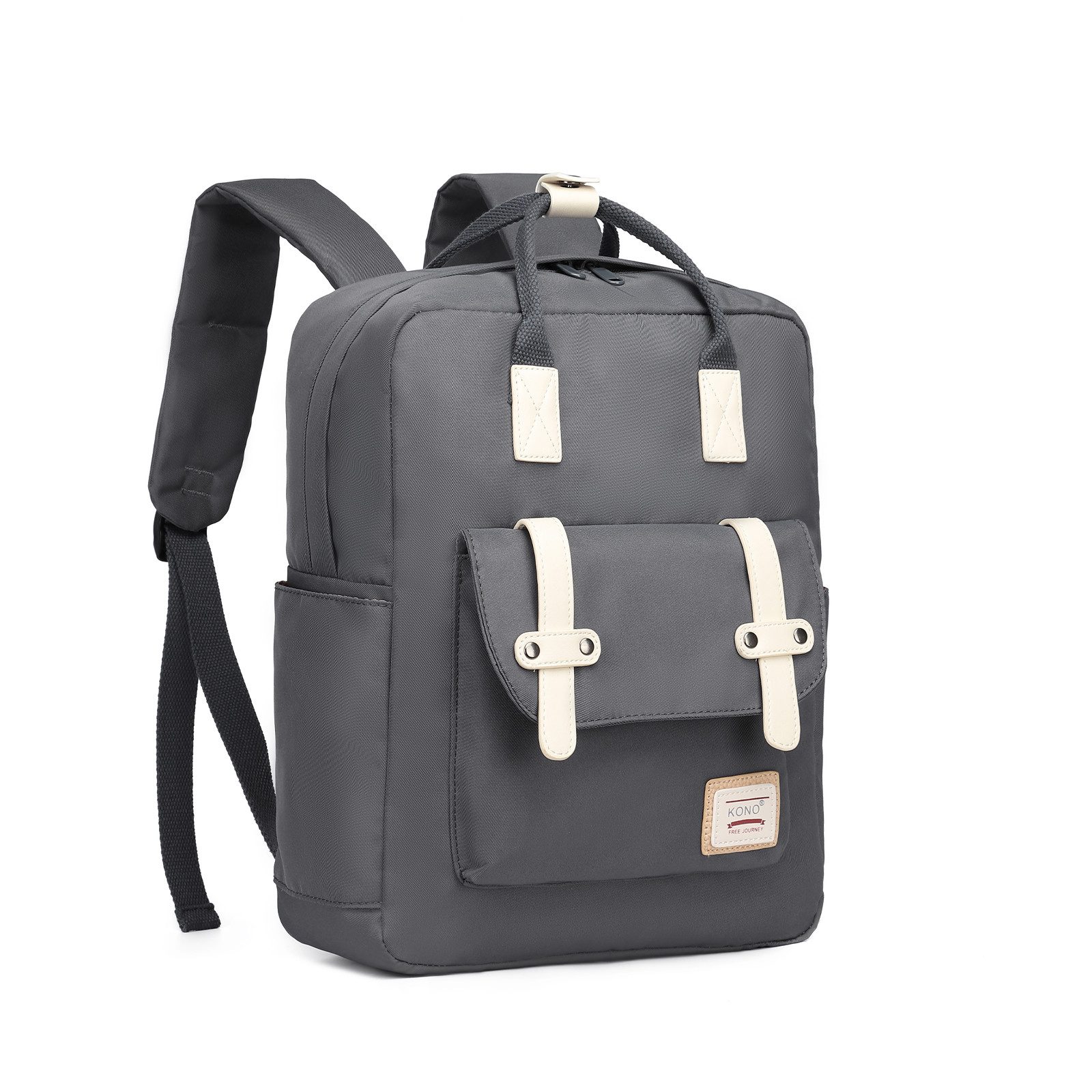 KONO Tagesrucksack Unisex Schulrucksack für Schule, Uni, Reisen & Business