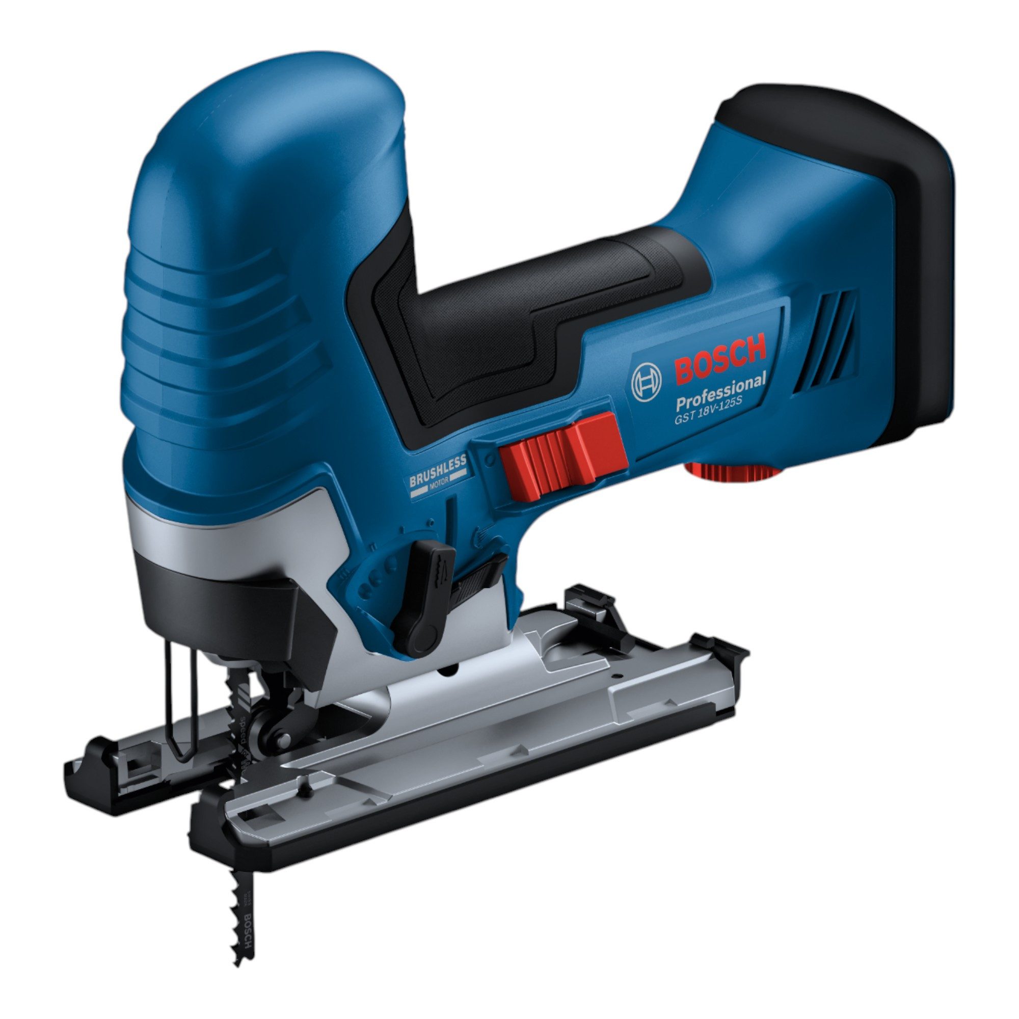 Bosch Professional Akku-Stichsäge GST 18V-125 S Professional Akku Stichsäge 18 V 125 mm Brushless + 1x