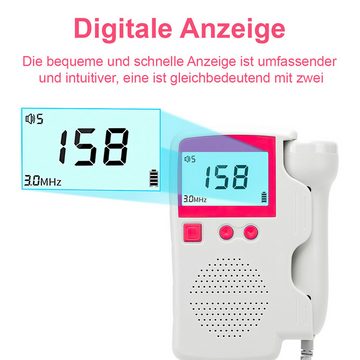 Welikera Video-Babyphone Fetaler Herzfrequenzmesser, empfindliche Sonde 0 Strahlung