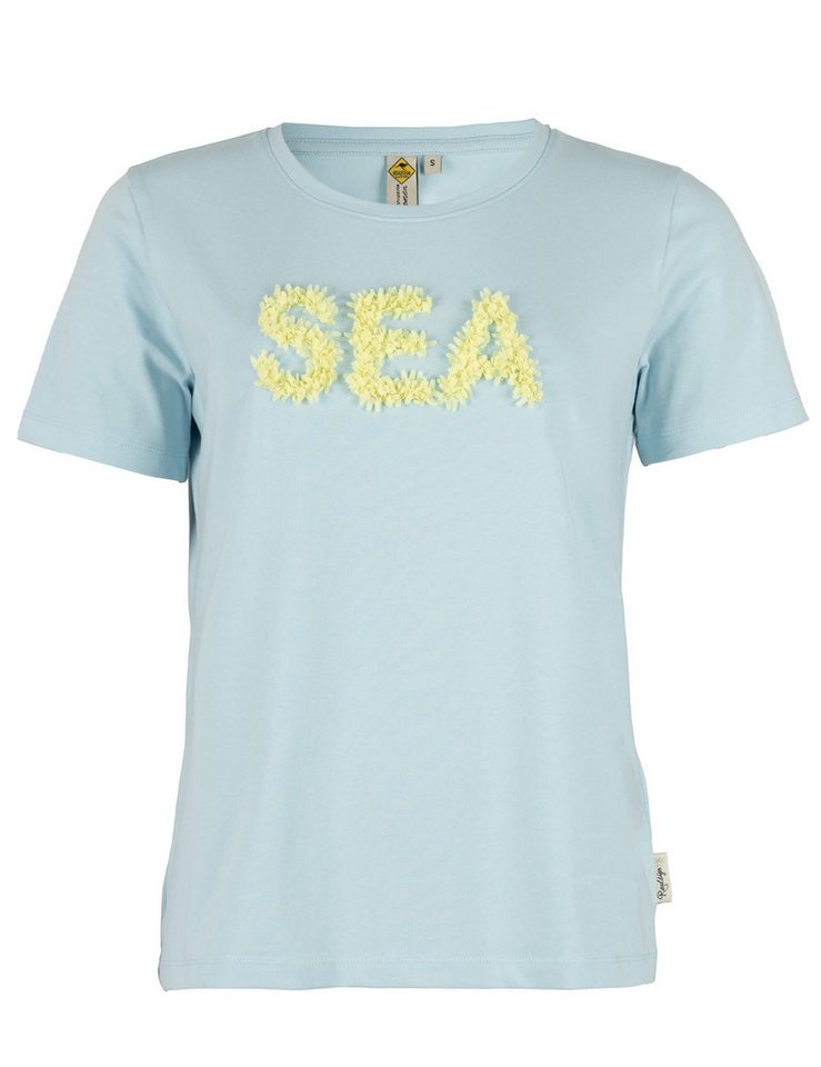 ROADSIGN australia T-Shirt Sea Breeze (1, 1-tlg., 1) mit dekorativer Applikation, aus elastischer & komfortabler Baumwolle