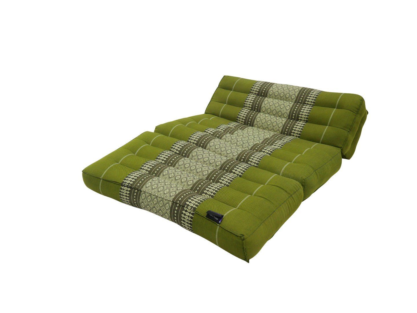 Meditationssitz weich, Hamam orientalisches 50x70x12 Muster, cm Yogakissen unterstützend grün, angenehm, my faltbar Yoga