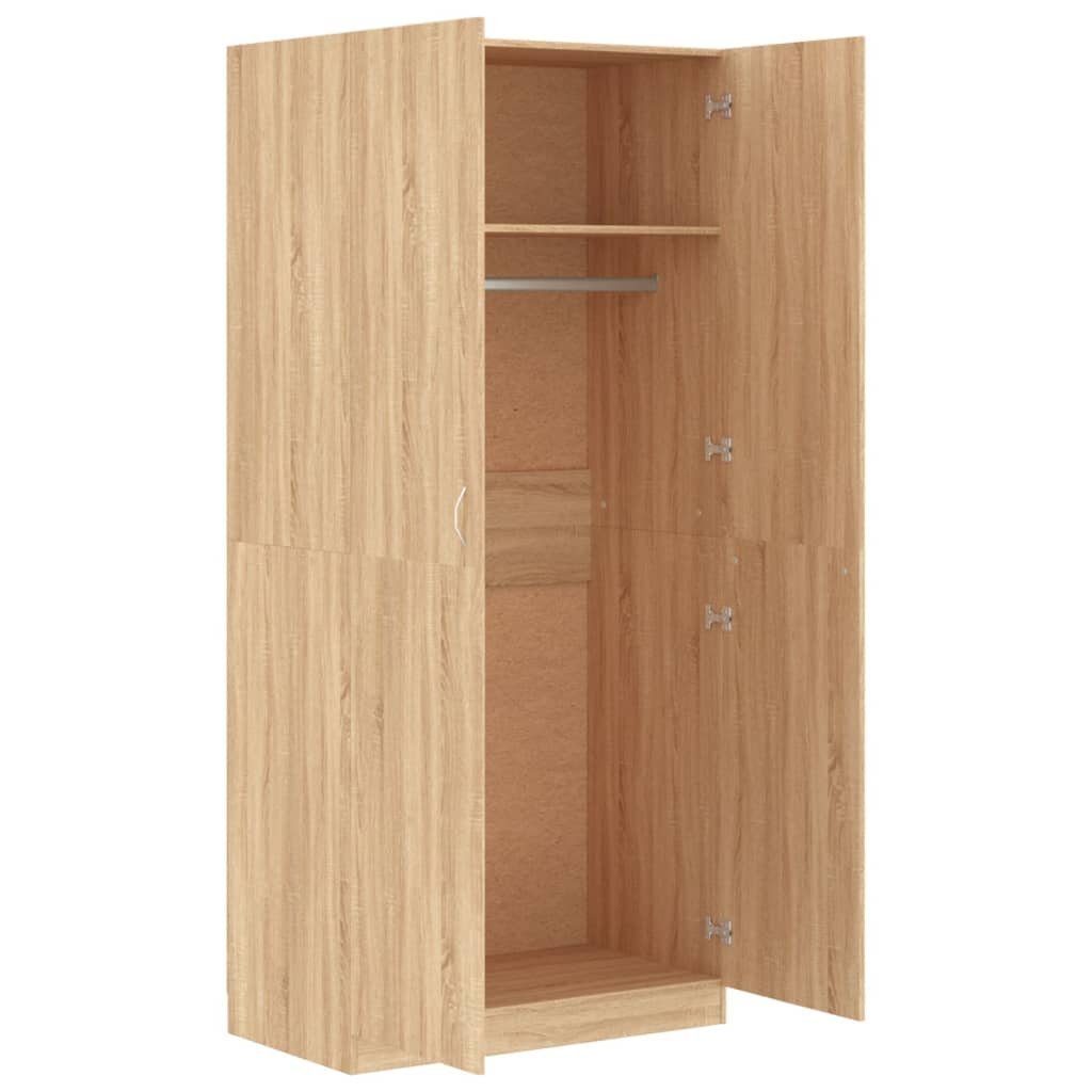 Kleiderschrank Holzwerkstoff furnicato cm Sonoma-Eiche 90x52x200