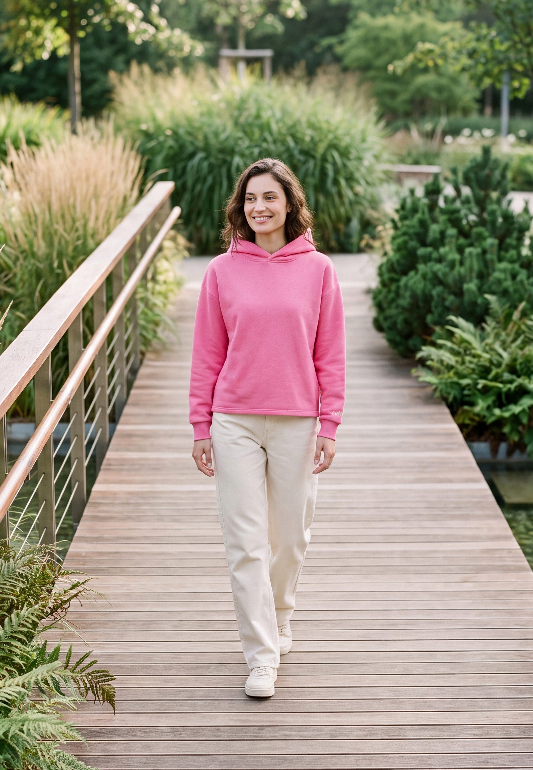 salzhaut Hoodie DÄMLACK Damen Oversized salzhaut Kapuzenpullover – bequemer Fit und nordisch klares Design