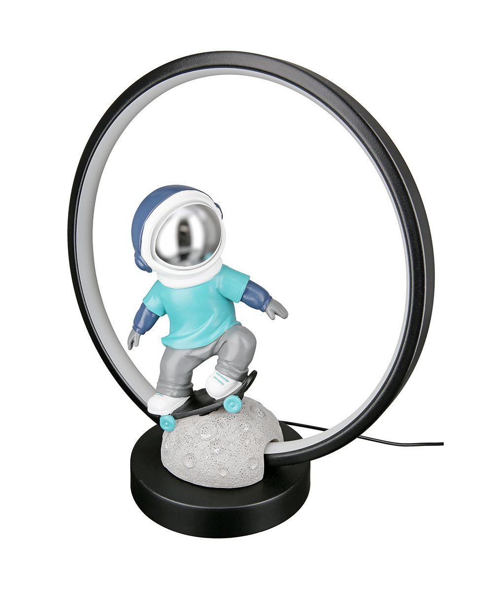 GILDE LED Tischleuchte Astronaut Apollo 52718 Kunstharz 33 cm USB Designleuchte, LED fest integriert