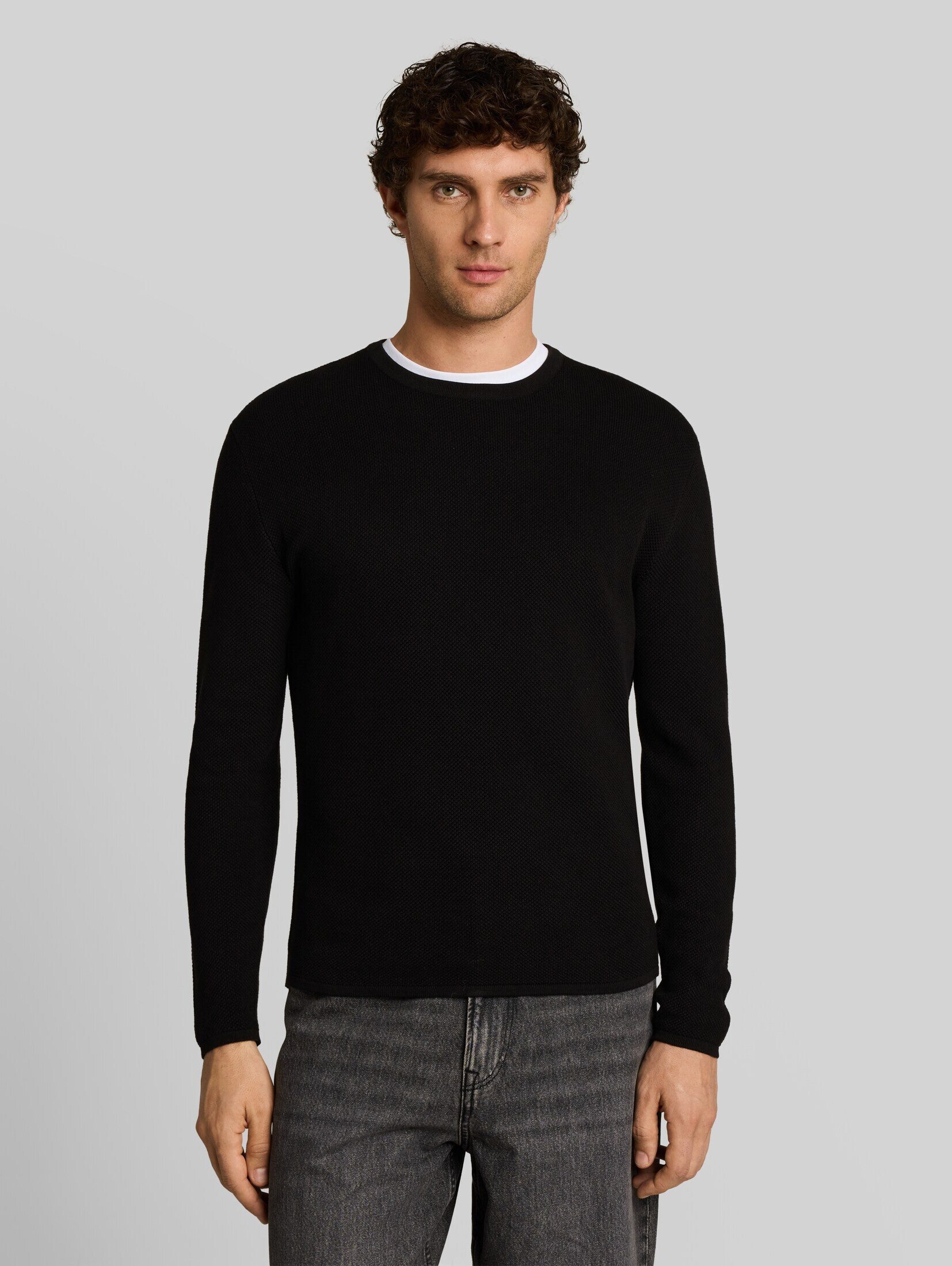 TOM TAILOR Denim Strickpullover Pullover & Strickjacken Strickpullover aus Baumwolle