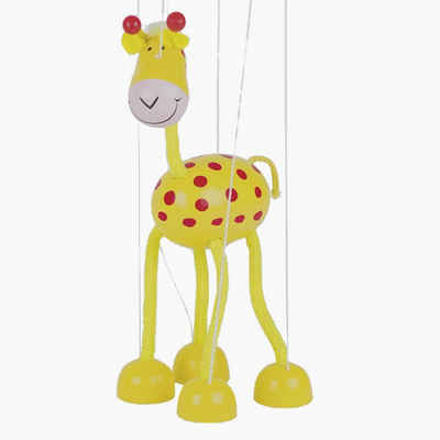 goki Handpuppe Marionette Giraffe (1-tlg), Leicht zu spielende Marionette für Kinder ab 3 Jahren