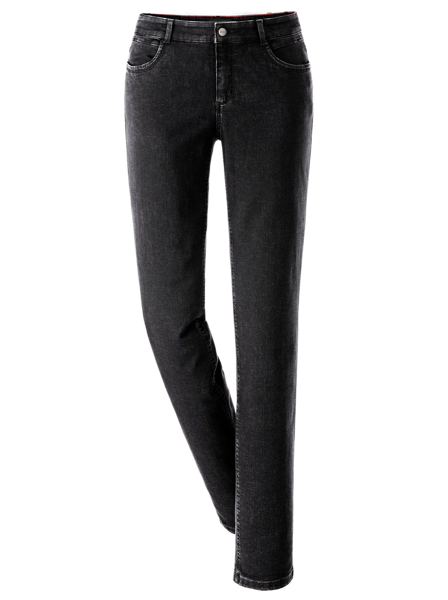 ascari Bequeme Jeans Edel-Jeans leicht vertieft